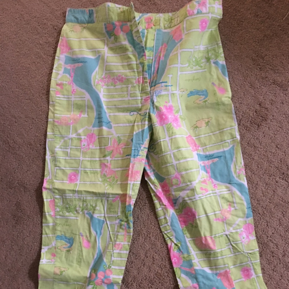 EUC Lilly Pulitzer crop pants